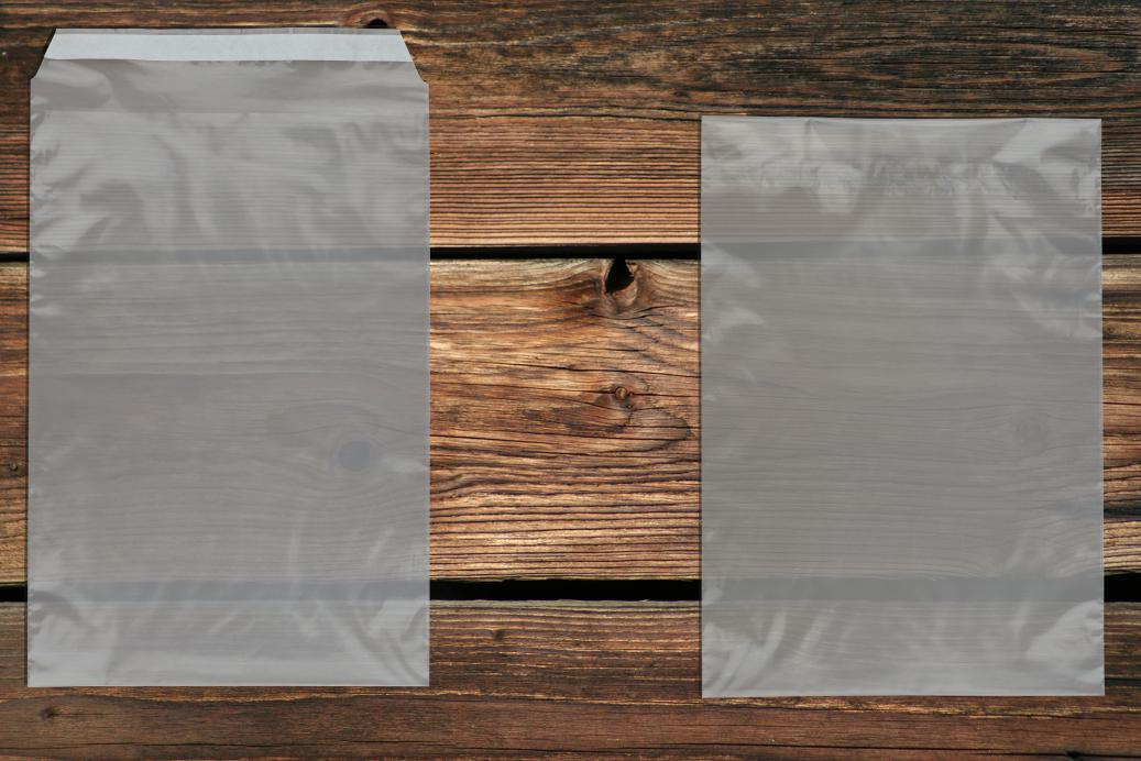 Versandtaschen 250x350 mm (B4) Haftklebend Polyäthylen Transparent 50 my